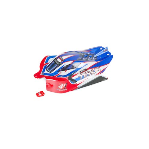 #ARA406164 - Armma TYPHON TLR Tuned Finished Body Red/Blue