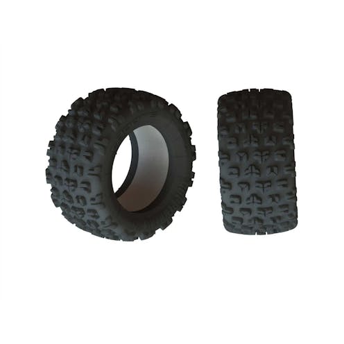 #ARA520055 - Armma Dboots 'Copperhead2 S-Block MT' 8S Tyre & Inserts (2)