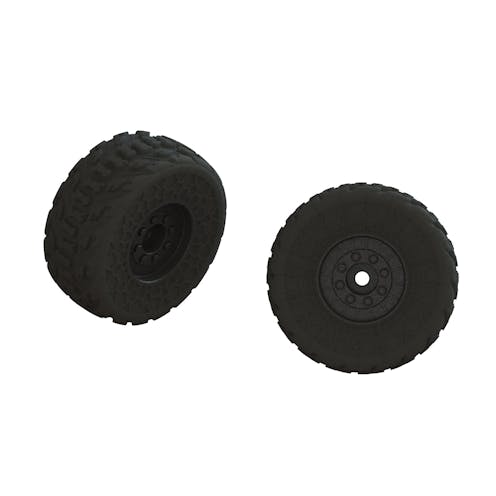 #ARA550107 - Armma dBoots FIRETEAM Tyre Set, Glued (2)