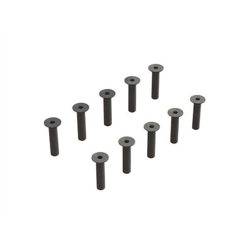 #ARA703016 - Armma Flat Head Hex Machine Screw M3.5x16mm (10)