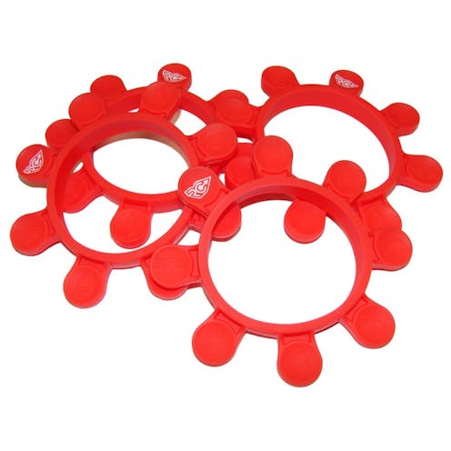 #RCPJ-A024-MR - RC-Project Tyre Gluing Rubber Bands Maranello Red 4Pcs