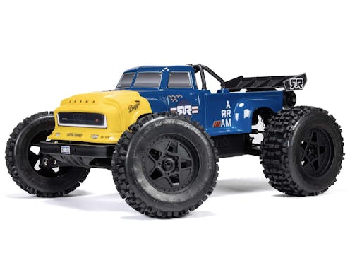 #ARA8611V6T2 - ARRMA 1/8 NOTORIOUS 6S V6 4X4 BLX Stunt Truck RTR - Blue