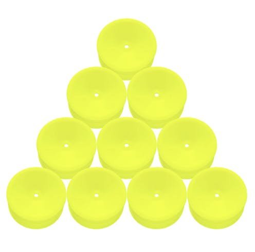 #ABM40006-Y - ABM - 1:10 BUGGY WHEEL - FRONT - 2WD WIDE - 10PCS - YELLOW