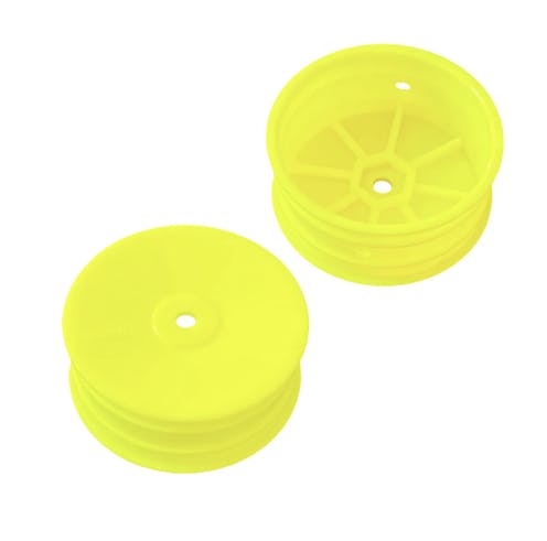 #ABM40007-Y - ABM - 1:10 BUGGY WHEEL - FRONT - 4WD - 2PCS - YELLOW