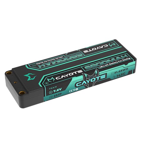 #CA682S145 - CAYOTE LIPO 6800MAH HV STICK 7.6V 19.7MM 249G
