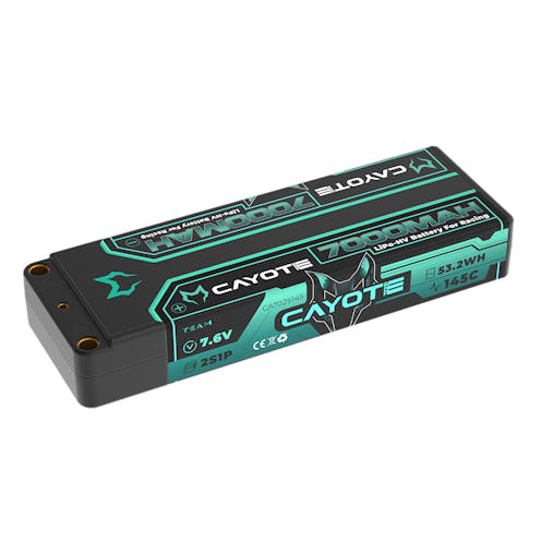 #CA702S145 - CAYOTE LIPO 7000MAH HV STICK 7.6V 22MM 274G