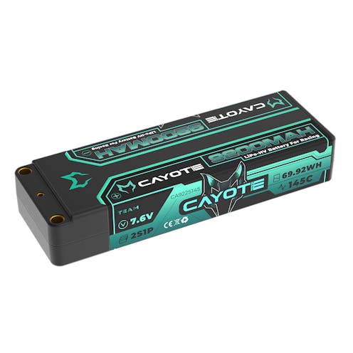 #CA922S145 - CAYOTE LIPO 9200MAH HV STICK 7.6V 24.9MM 319G