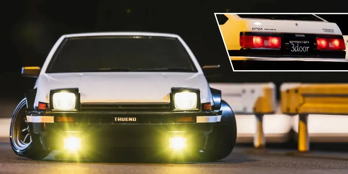 K. 34501T1 - Kyosho Fazer D2 Toyota Sprinter Trueno AE86 White 1