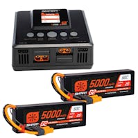 #SPMXPSS500I - SPEKTRUM Smart Powerstage 4S Surface Bundle - S250 Charger | 2x 5000 2s Lipos