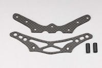 #Y2-001GBA - Yokomo Graphite bumper/bumper brace for YD-2 series