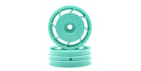 #K.UTH001GR - FRONT WHEELS KYOSHO 1:10 KYOSHO ULTIMA 8D 50MM (2) - PEPPERMINT GREEN