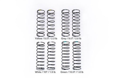 #KOS04851RSET - KOSWORK BIG BORE REAR SHOCK SPRING SET 61MM. 1.8/1.9/2.0/2.3 (4)