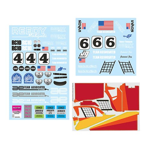 #AS6398 - TEAM ASSOCIATED JAY HALSEY WC DECAL SHEET