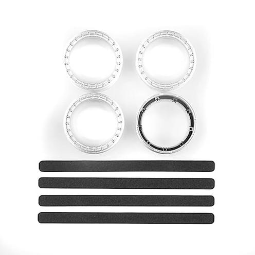 #AS72244 - TEAM ASSOCIATED DC10 FT ADJ. WHEEL RIM, WHITE (4)
