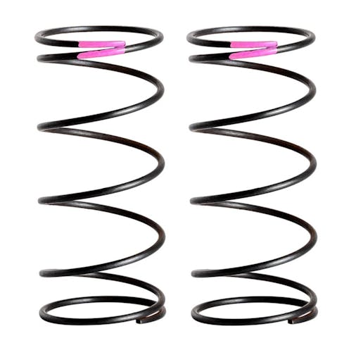 #1U-10517 - X-Gear 13mm Buggy Front Springs - Pink - 3X Hard - 6.00T (pr)