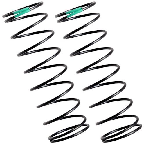 #1U-10526 - X-Gear 13mm Buggy Rear Springs - Green - 2X Hard - 9.25T (pr)