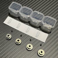 #P-TZ481316 - ZOMBIE Hard-anodised Aluminium Pinion Gear 48DP 21-24T - 7075 grade