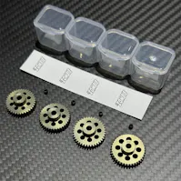 #P-TZ483336 - ZOMBIE Hard-anodised Aluminium Pinion Gear 48DP 33-36T - 7075 grade