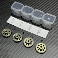 #P-TZ483740 - ZOMBIE Hard-anodised Aluminium Pinion Gear 48DP 37-40T - 7075 grade