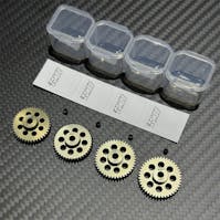 #P-TZ484144 - ZOMBIE Hard-anodised Aluminium Pinion Gear 48DP 41-44T - 7075 grade