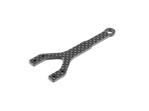 #XR301083 - XRAY X4F'25 GRAPHITE UPPER DECK - SPLIT FRONT - 2.0MM
