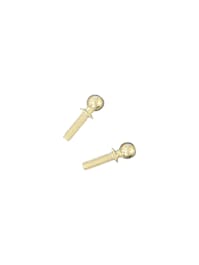 #XR362660 - XRAY HARD STEEL BALL END 5.4MM WITH THREAD 10MM - NICKEL COATED (2)