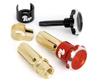 #1U-190455 - 1UP LOCKDOWN BULLET PLUGS - 5MM - RED | BLACK