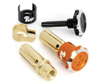 #1U-190456 - 1UP LOCKDOWN BULLET PLUGS - 5MM - ORANGE | BLACK
