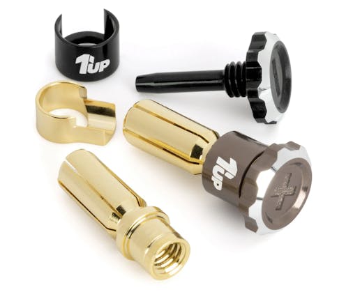 #1U-190459 - 1UP LOCKDOWN BULLET PLUGS - 5MM - GUN METAL | BLACK