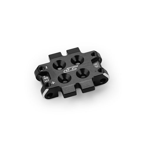 #JC5184-2 - JConcepts RC10B7 Front Bulkhead 2.5 Deg (9.3g) Alloy - Black