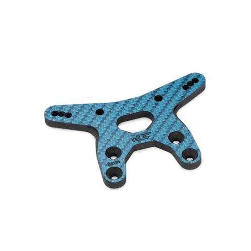 #JC5214-1 - JConcepts RC10B7 -2mm Carbon Fibre Front Shock Tower - Blue