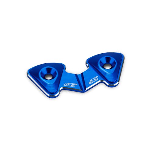 #JC5203-1 - JConcepts RC10B7 Aluminium 1 Piece Rear Wing Button - Blue