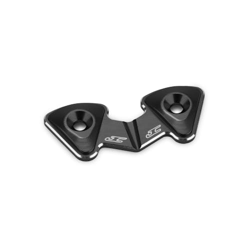 #JC5203-2 - JConcepts RC10B7 Aluminium 1 Piece Rear Wing Button - Black