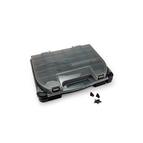 #JC5130-28 - JConcepts Tool Box w/Upper Storage Black /Smoke Grey