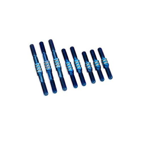#JC2228-1 - JConcepts RC10 Classic Fin Ti Turnbuckle Set - Blue - 7pcs