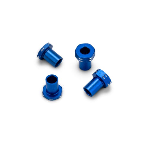 #JC5186-1 - JConcepts RC10B7 Aluminum Caster Hat Bushings, 4pc - Blue