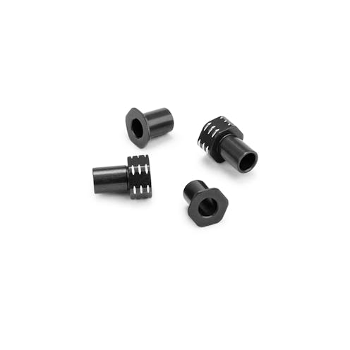 #JC5196-2 - JConcepts RC10B7 Alloy Caster Hat Bushings 0/3mm 4pcs Black