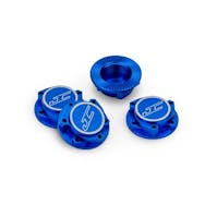 #JC5021-1 - JConcepts 17mm Punisher Clutch Wheel Nut, 4pc - Blue