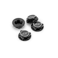 #JC5021-2 - JConcepts 17mm Punisher Clutch Wheel Nut, 4pc - Black