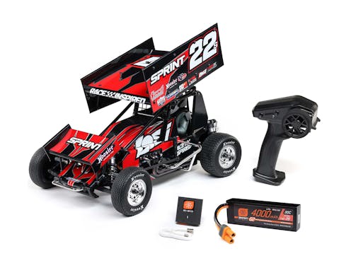 #LOS-2359 - LOSI 1/10 22S SPRINT RTR INC BATT & CHARGER - RED