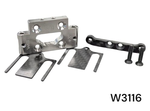 #W3116 - Willspeed Xray XB2 316 Stainless Steel 3° Front Bulkhead - ARC
