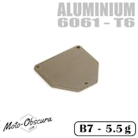 #MO16101-A - Moto-Obscura aluminium servo weight plate - 5.5g (Associated B7 or B7D)