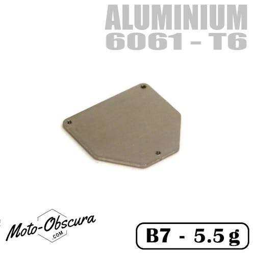 #MO16101-A - Moto-Obscura aluminium servo weight plate - 5.5g (Associated B7 or B7D)