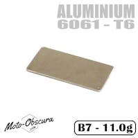 #MO16102-A - Moto-Obscura aluminium ESC weight plate - 11g (Associated B7 or B7D)