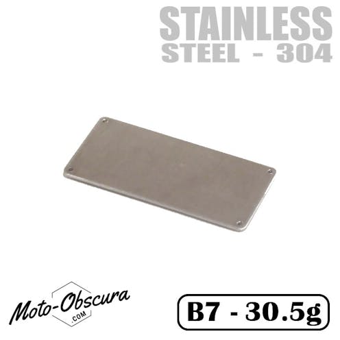 #MO16102-S - Moto-Obscura steel ESC weight plate - 30.5g (Associated B7 or B7D)