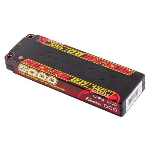 #GEA50002S14D5 - GENSACE REDLINE 2.0 LOW PROF 2S HV 7.6V-140C-5000 139X47X18.5MM 224G