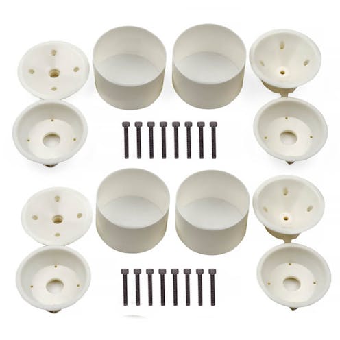 #AS7840 - TEAM ASSOCIATED RC10GT FRONT & REAR 3-PIECE WHEEL SET (WIDE)