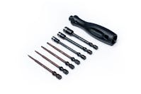 #KOS13204-1/4RC10 - KOSWORK AE RC10 STANDARD HEX WRENCH NUT DRIVER TOOL SET (7PCS)