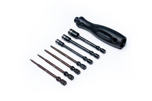 #KOS13204-1/4RC10 - KOSWORK AE RC10 STANDARD HEX WRENCH NUT DRIVER TOOL SET (7PCS)