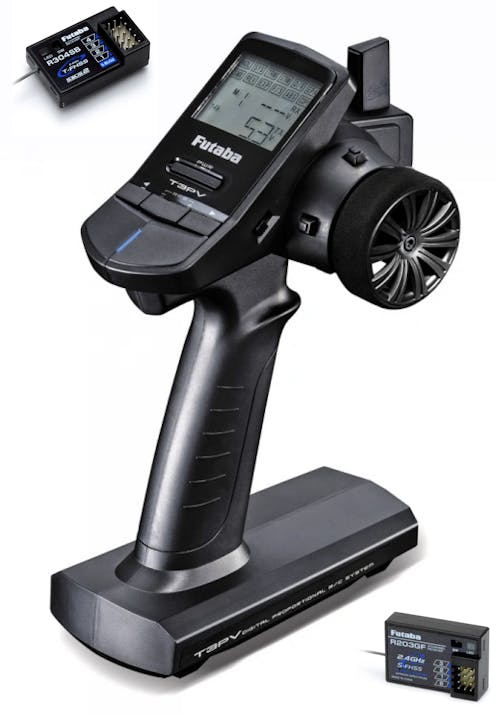 #FUT05003232-3 - FUTABA 3PV RADIO WITH R304SB & R203GF RECEIVERS